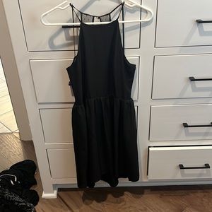 BCBG Black Open Back Dress Size 4